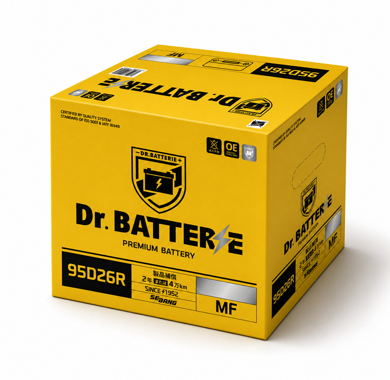 韓国製　充電制御車用バッテリー　Dr.BATTERIE MF 50B19L